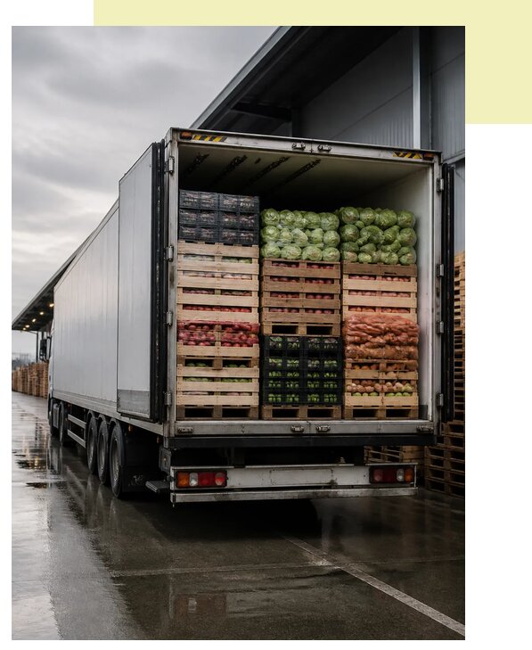 Перевозка плодоовощной продукции в Куйбышев по цене от 5185 р. | Агросервис-Кбш