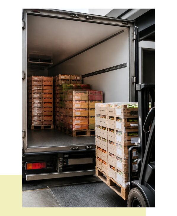 Перевозка сельхозпродукции на паллетах с доставкой в Куйбышев