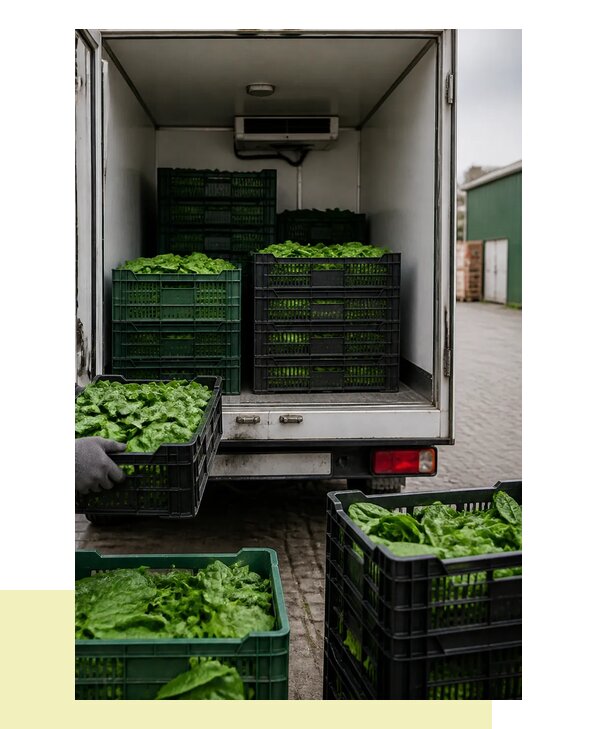 Перевозка шпината в Куйбышев с сохранением свежести продукции